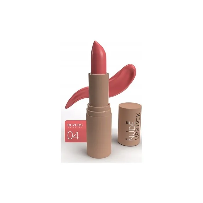 Revers Lip Stick New Nude Satin Lips 04 A Luxurious Satin Finish Lipstick In A New Nude Shade