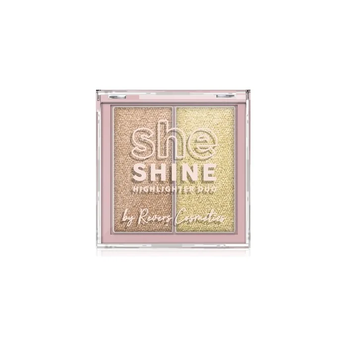 Revers Duo Face Highlighter She Shine 1 Desert Beam 72g