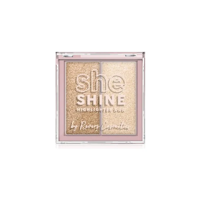 Revers Duo Face Highlighter She Shine 4 Heat Haze 72g