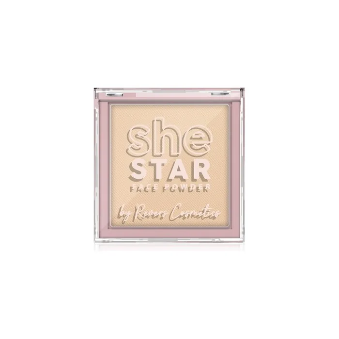 Revers Face Powder She Star Natural 1 10g