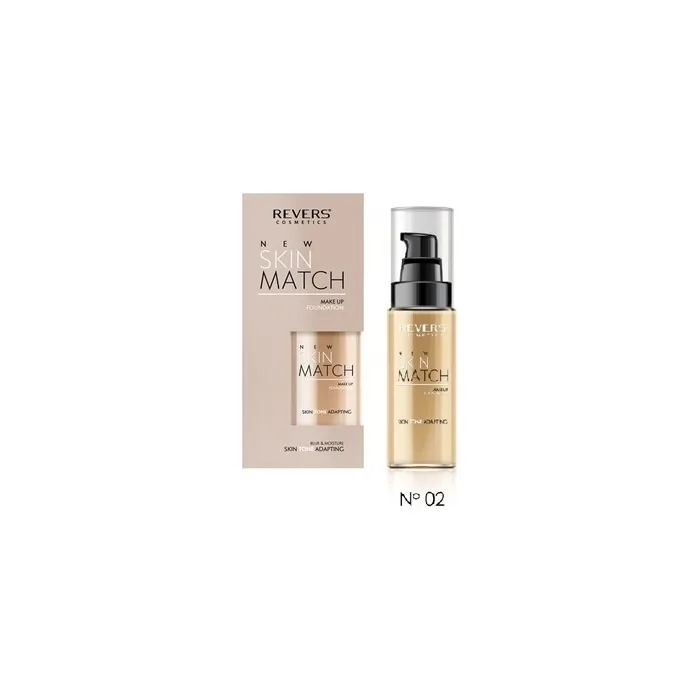 Revers Skin Matte Foundation Blur & Moisture Skin Tone Adapting 02