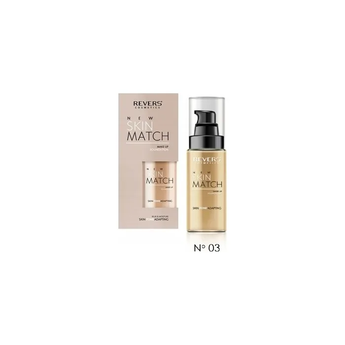 Revers Skin Matte Foundation Blur & Moisture Skin Tone Adapting 03