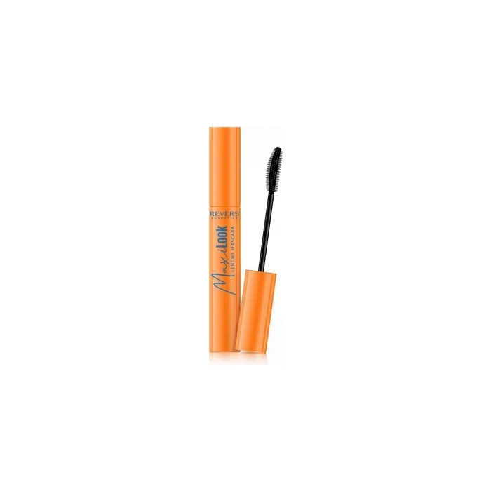 Revers Neon Mascara Long Lashes Maxi Look Extension 12ml Black Silicone Brush