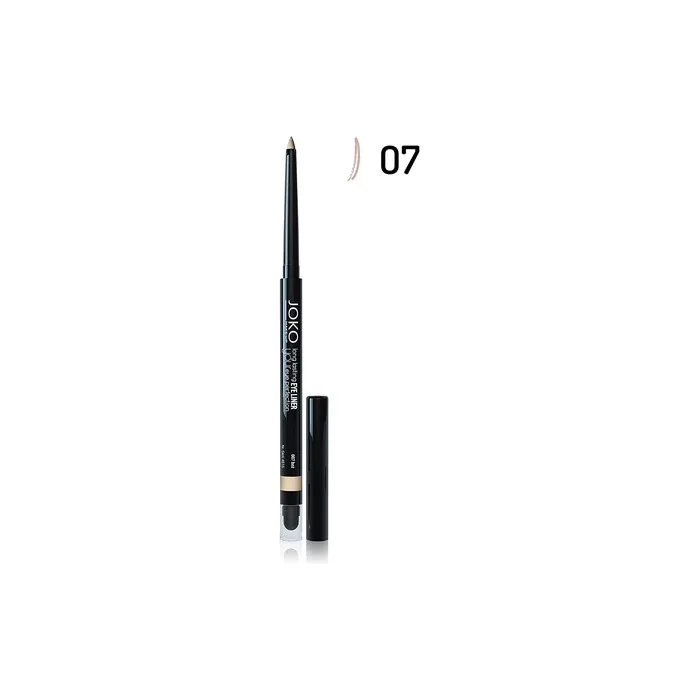 JOKO Long Lasting Eye Liner Automatic with Sharpener and Smudger 007 Nude