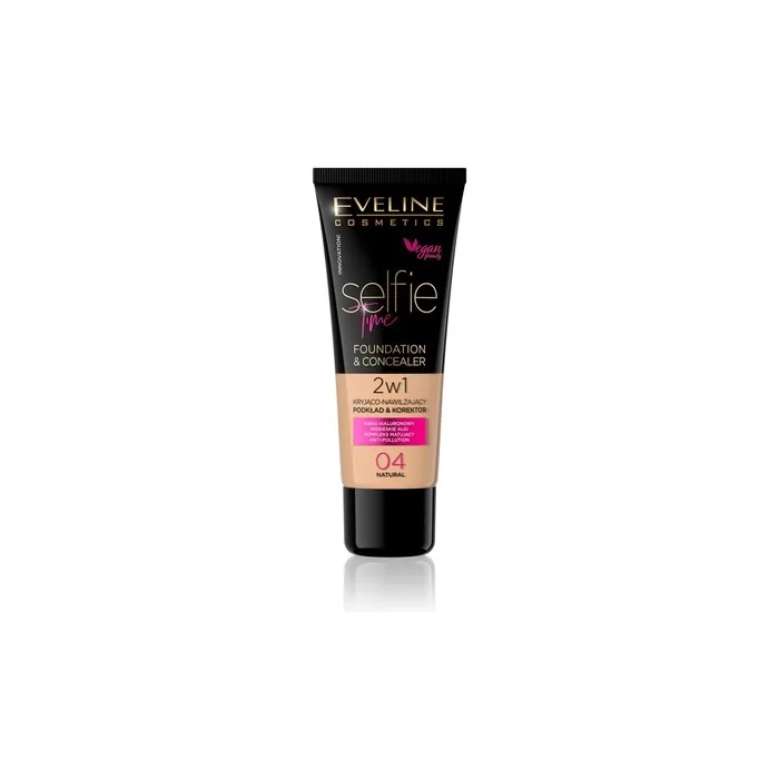 Eveline Cosmetics Selfie Time Hydrating Concealer & Foundation No 04 Natural