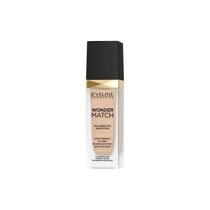 Eveline Wonder Match Luxury Foundation Adapting 10 Light Vanilla 30ml