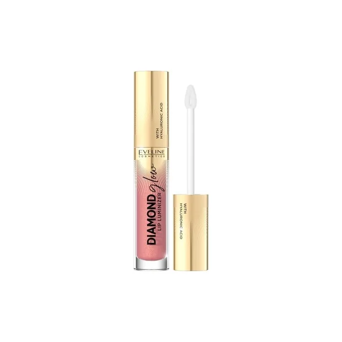 Eveline Diamond Glow Lip Luminizer Lip Gloss 04 Raspberry Sorbet 4.5ml