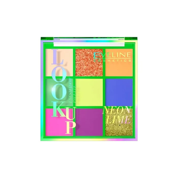 Eveline Look Up Neon Lime Eyeshadow Palette 9 Shades 10.8g