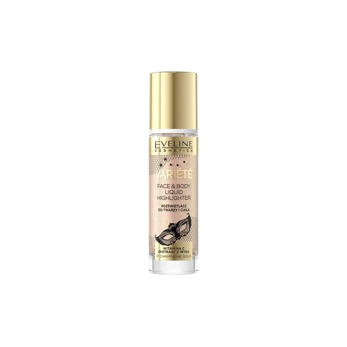 Eveline Variete Liquid Highlighter 01 Champagne Gold 30ml