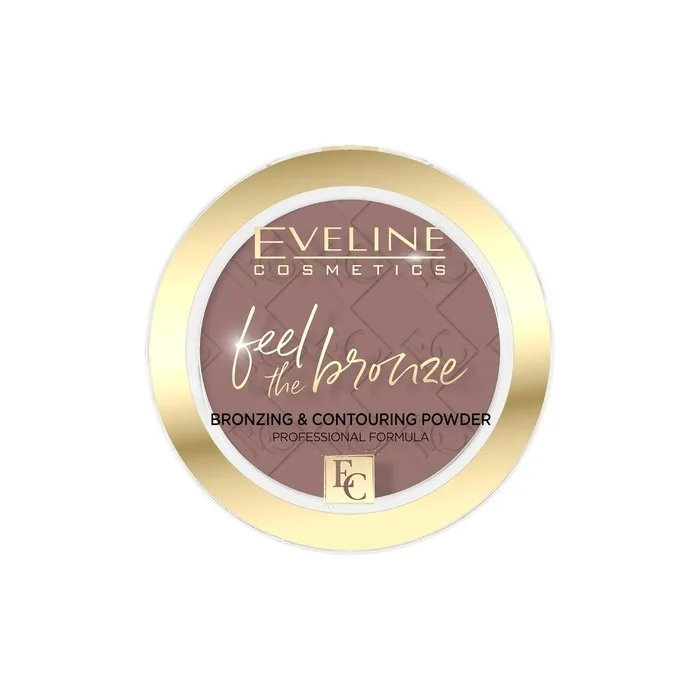 Eveline Feel The Bronze Bronzing And Contouring Powder Chocolate Cake 02 4g