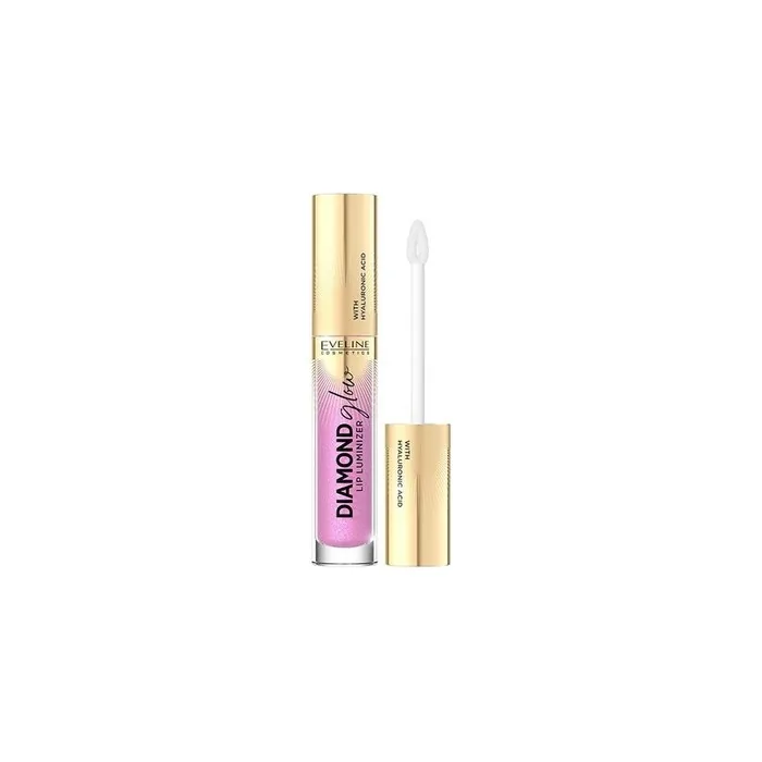 Eveline Diamond Glow Lip Luminizer Lip Gloss With Hyaluronic Acid