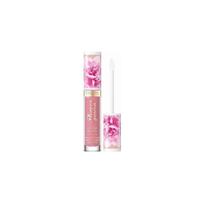 Eveline Cosmetics Flower Garden Creamy Lip Gloss No. 03 Vegan Formula