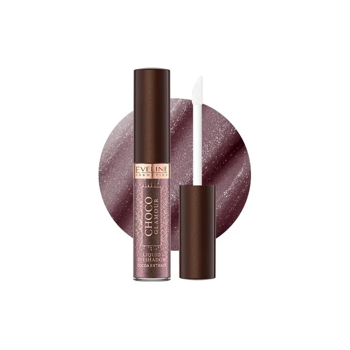 Eveline Cosmetics Choco Glamour Rosa 06 Liquid Eyeshadow Stick 6.5ml Shimmer