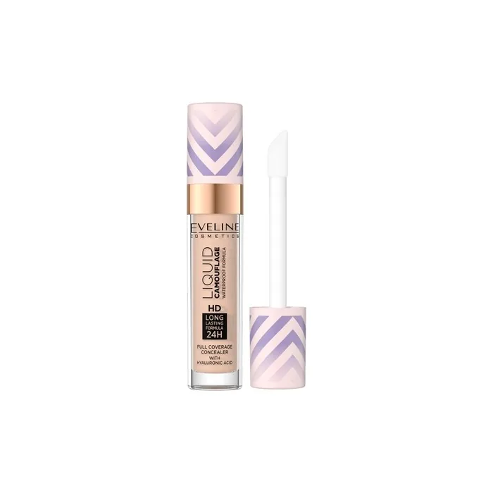 Eveline Liquid Camouflage Hd Waterproof Concealer With Hyaluronic Acid 2.5 7.5ml