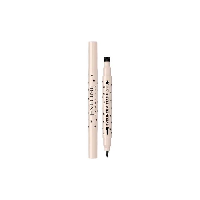 Eveline Eyeliner & Stamp In Pencil 2 In 1 02 Star - Perfect For Eye Makeup