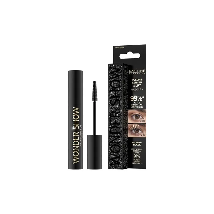 Eveline Wonder Show Mascara Volume & Length & Lifting - 7ml