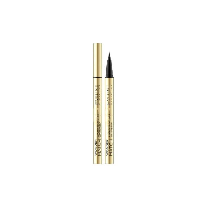 Eveline Wonder Match Superthin Waterproof Eyeliner Pencil Black