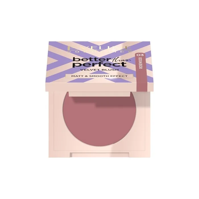 Eveline Better Than Perfect Velvet Blush Pressed Rose 03