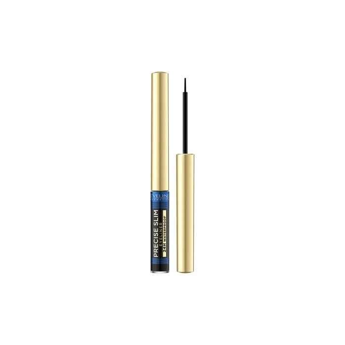 Eveline Precise Slim Waterproof Eyeliner In Ink Black 2.8ml