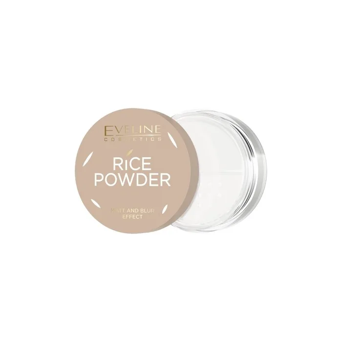 Eveline Cosmetics Rice Powder Matt And Blur Effect Transparent Loose Rice Powder Mattifying 10g