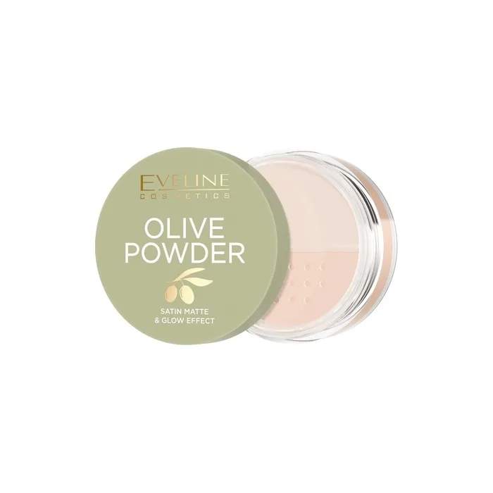 Eveline Kolorowka Barely Powder Illuminating Loose Face Powder Olive 8g