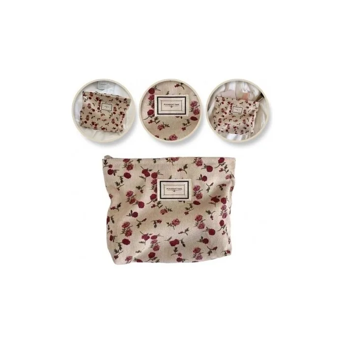 Ecarla Cosmetic Bag Ks117 Beige