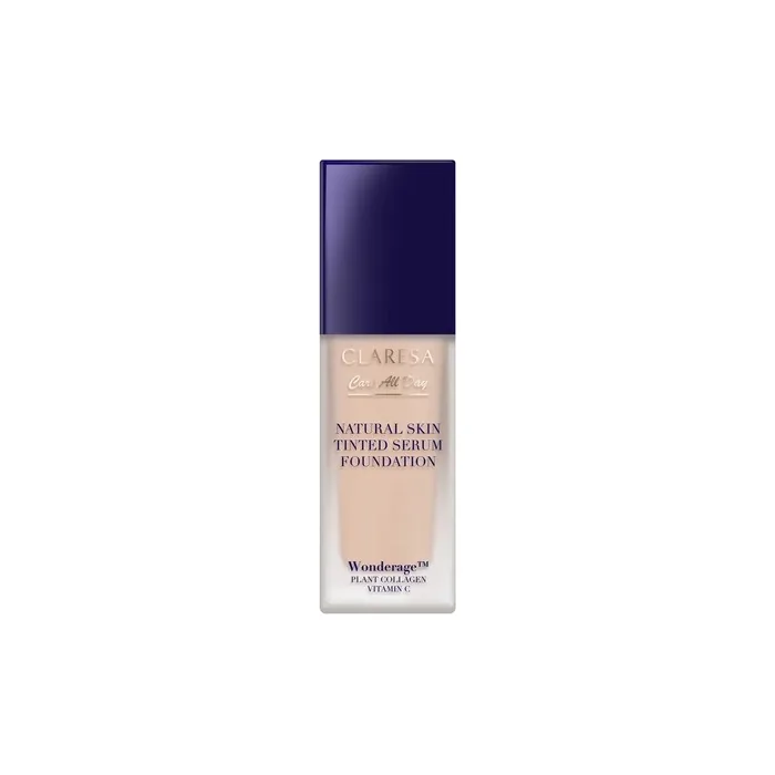 Claresa Natural Skin Tinted Serum Foundation - 1c Light Cool, 32ml