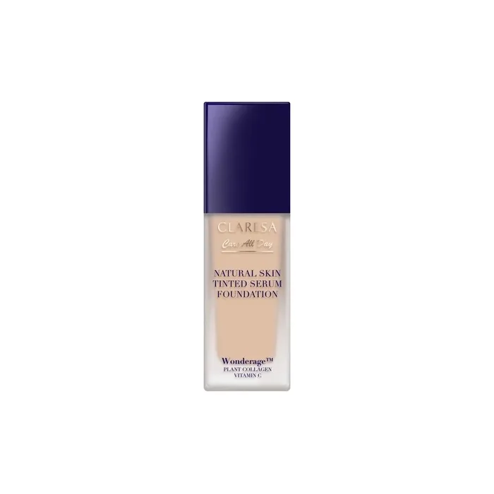 Claresa Natural Skin Tinted Serum Foundation 1w Light Warm 32ml