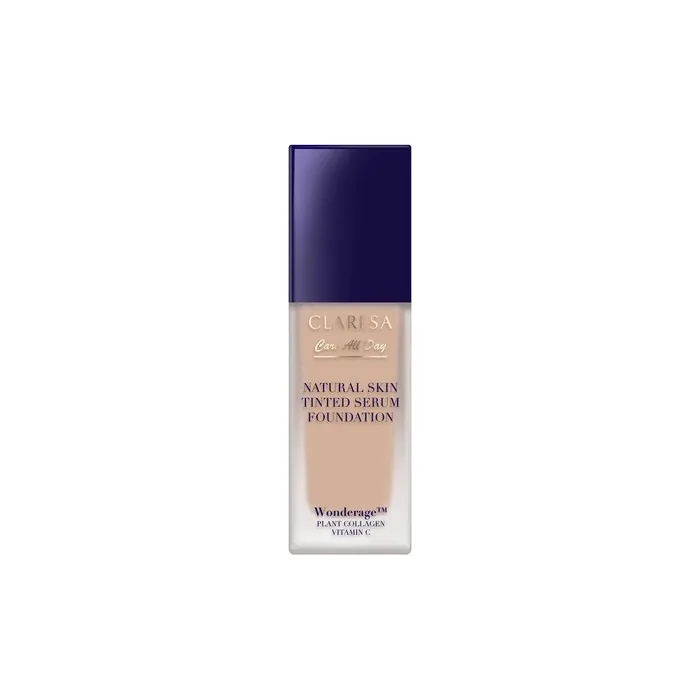 Claresa Natural Skin Tinted Serum Foundation - 2n Medium Neutral, 32ml