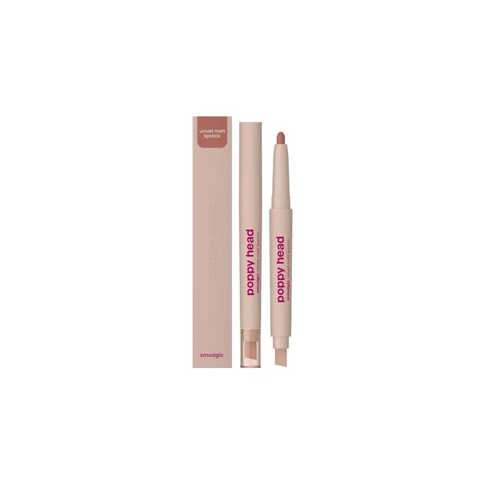 Poppy Head Smudgic Velvet Matt Lipstick 03 Dusky Allure
