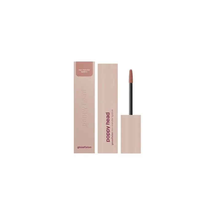 Hean Poppy Head Non-Transfer Lipstick Glossfixion Liquid Lipstick 01 Nudit