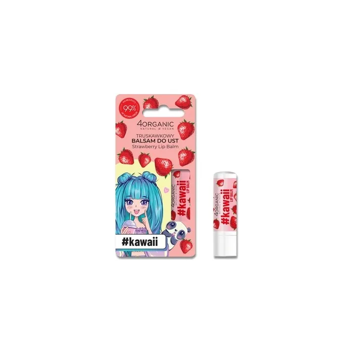 Kawaii Natural Lip Balm Strawberry 5g