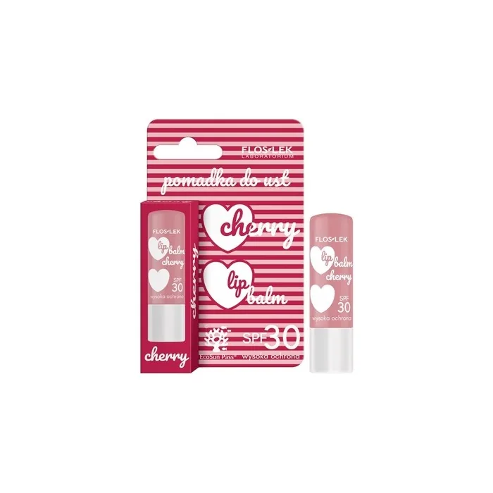 Floslek Lip Care Cherry Lip Balm Spf 30 4g