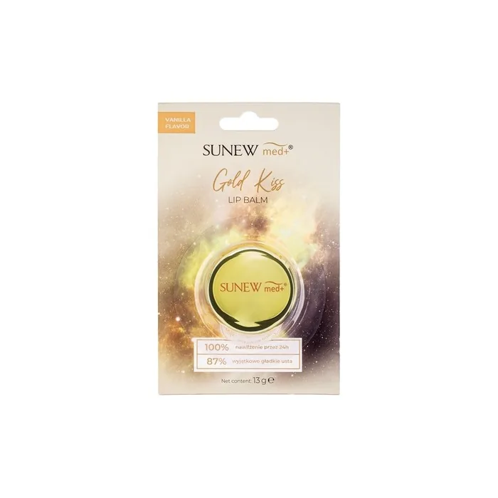 Sunewmed Gold Kiss Lip Balm Moisturizing And Smoothing For Lips Vanilla 13g
