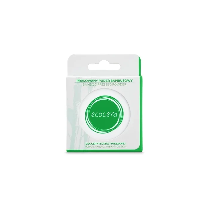 Ecocera Bamboo Pressed Powder For Oily And Combination Skin - 10g