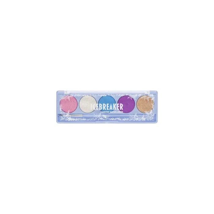 Wibo Icebreaker Chrome Water Liners Palette 5 Metallic Eyeliners 5g