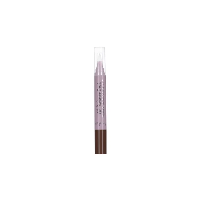 Lovely No Worries 2in1 Eyeliner Remover Doublesided Eye Liner In Brown