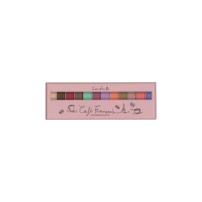 Lovely Café Français Eyeshadow Palette 12g