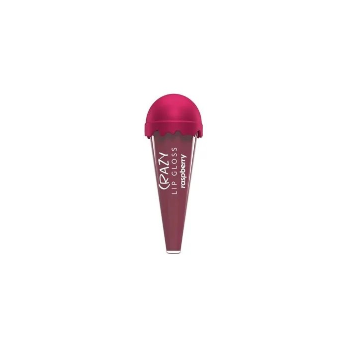 Hiskin Crazy Lip Gloss Raspberry Flavor 6 Ml