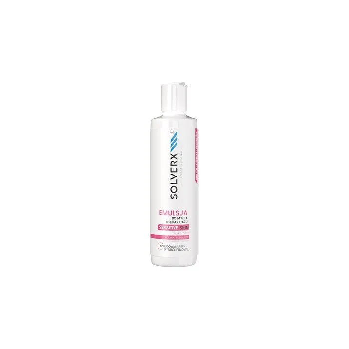 Solverx Sensitive Skin Cleansing And Makeup Removal Emulsion For Face And Eyes 200 Ml