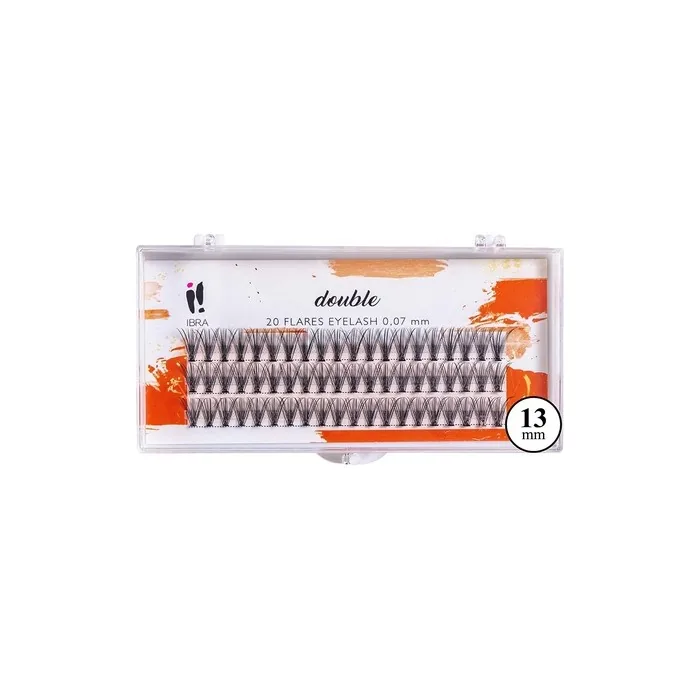 Ibra Double Flares Knot-Free Eyelash Tufts 13mm