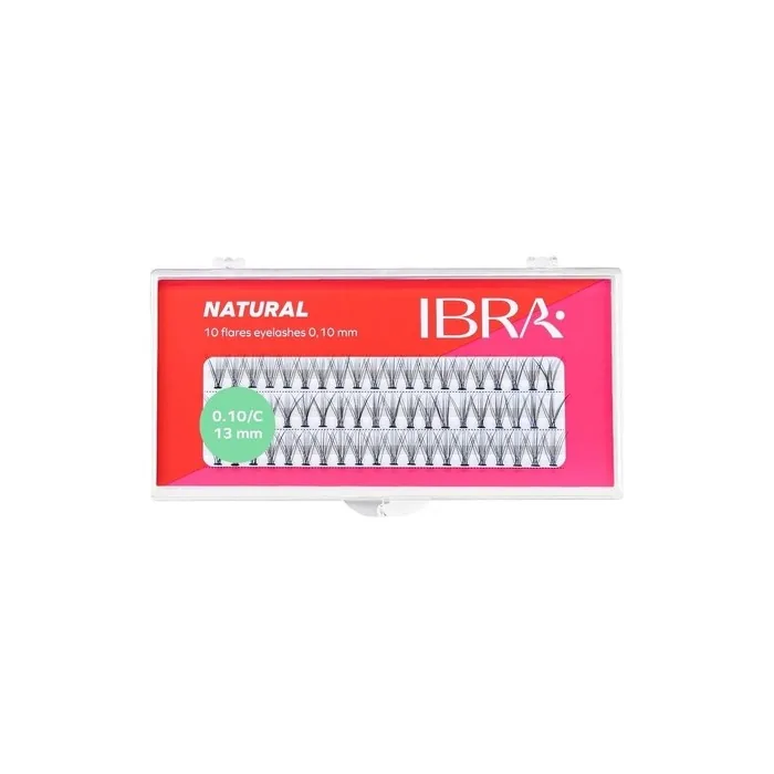 Ibra Tunts 10D Eyelash 13mm Natural 0.10C
