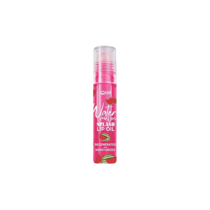 Quiz Cosmetics Watermelon Splash Lip Oil Moisturizing Lip Oil With Sweet Watermelon Scent 12ml