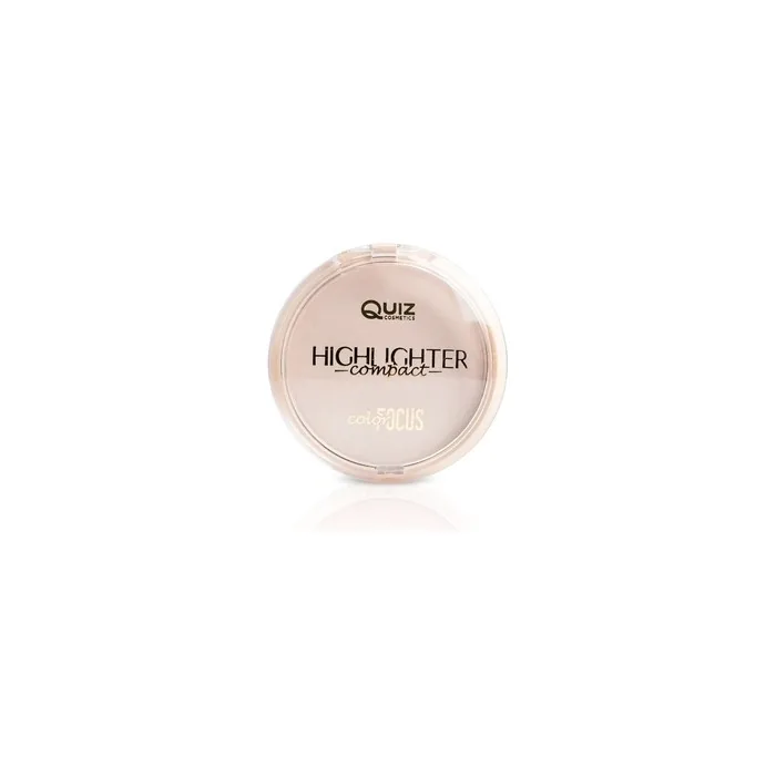 Quiz Cosmetics Color Focus Highlighter Powder Enriched With Vitamin E N01 Pink 10g