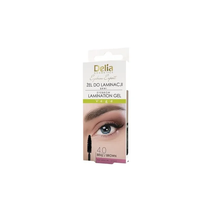 Delia Eyebrow Expert Brow Lamination Gel Brown 4ml
