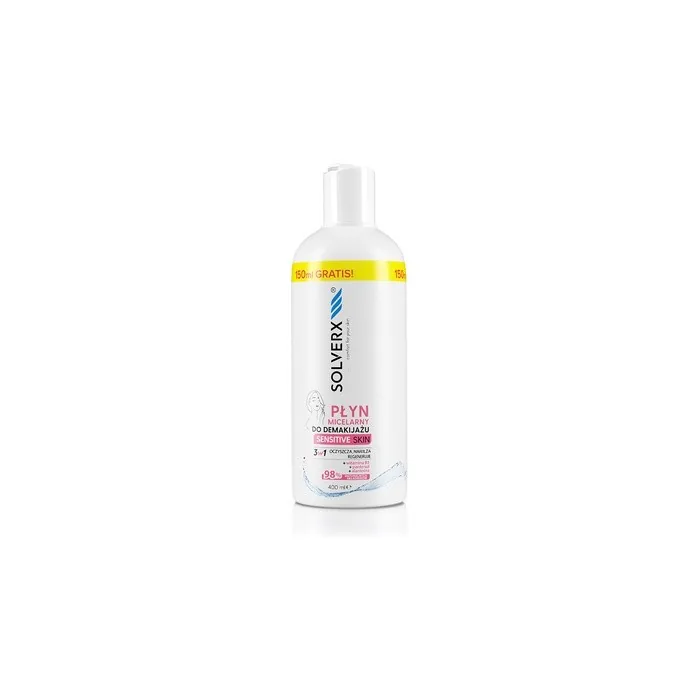 Solverx Sensitive Skin Micellar Water For Makeup Removal 250ml
