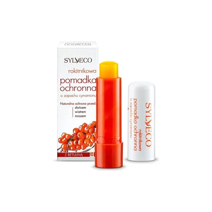 Sylveco Sea-Buckthorn Protective Lip Balm with Cinnamon Aroma 4.6g