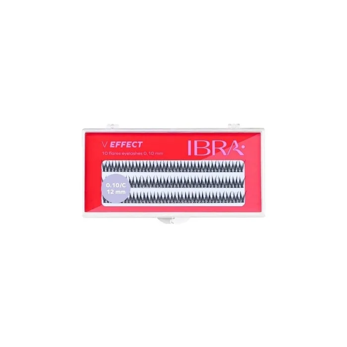 V Effect Eyelash Clusters 12mm 120 Pieces Ibra