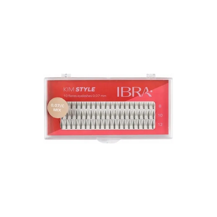 Ibra Kim Style Eyelash Extensions Mix Lengths 8mm 10mm 12mm