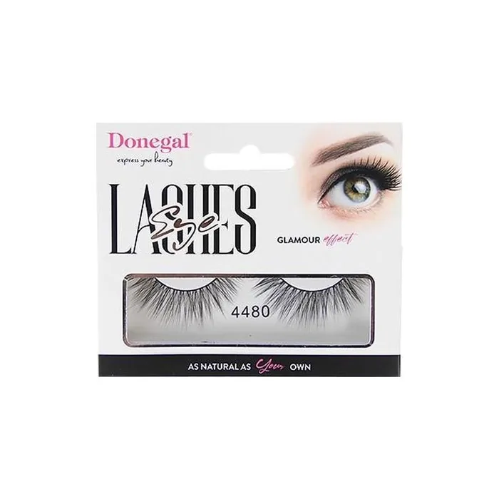 Donegal Glamour Effect False Eyelashes - Soft and Lightweight Synthetic Strips